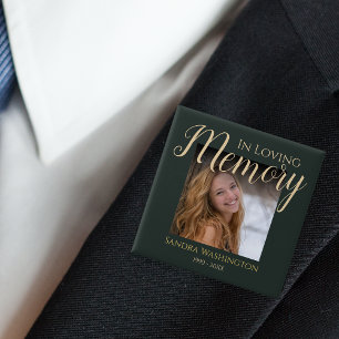 Moderne im liebenden Gedächtnis   Foto Memorial Button