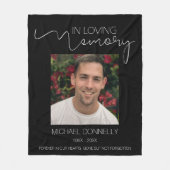 Moderne im liebenden Gedächtnis | Foto Memorial Fleecedecke (Vorderseite)