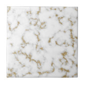 Moderne Imitat aus Gold und grauem Marmor Fliese (Vorderseite)