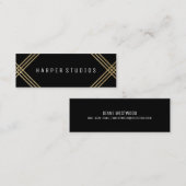 Moderne Imitat-Folie zeichnet Geschäfts-Karte Mini Visitenkarte (Vorne/Hinten)