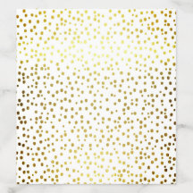 Moderne Imitat-Goldconfetti-Hochzeit
