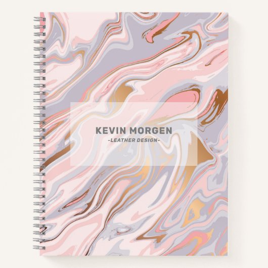 Moderne Imitat mit Marmorstruktur Notizblock (Vorderseite)