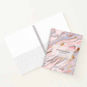 Moderne Imitat mit Marmorstruktur Notizblock