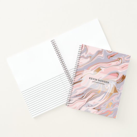 Moderne Imitat mit Marmorstruktur Notizblock (Innenseite)