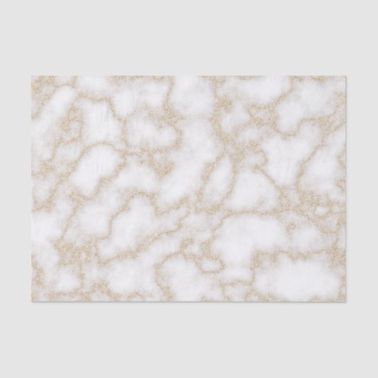 Moderne Imitate aus Marmor Gold Glitzer Seidenpapier (Vorderseite)