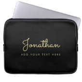 Moderne Imitate - Best-of-Black-Script Laptopschutzhülle (Vorderseite)