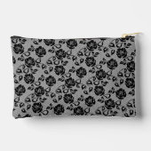 Moderne Imitate Black Lace Fishnet Zubehörtasche (Rückseite)