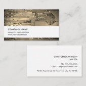 Moderne Imitate - Computerreparatur Visitenkarte (Vorne/Hinten)