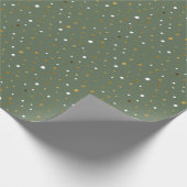 Moderne Imitate Foil Dots Weihnachtsgeschenk Geschenkpapier (Ecke)