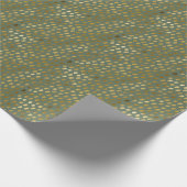 Moderne Imitate Foil Dots Weihnachtsgeschenk Geschenkpapier (Ecke)