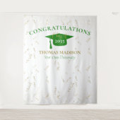 Moderne Imitate für Abschluss verstreamen den grün Wandteppich (Vorderseite)