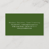 Moderne Imitate für den Laderaum beleben leaf Busi Visitenkarte (Rückseite)