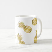 Moderne Imitate Gold Ananas Tasse (VorderseiteRechts)