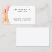 Moderne Imitate Gold Einfache Vorlage Beruflich Visitenkarte (Vorne/Hinten)