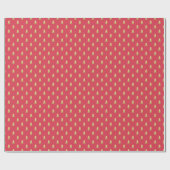 Moderne Imitate Gold Foil Weihnachtsbaumen Fett Fa Geschenkpapier (Flach)