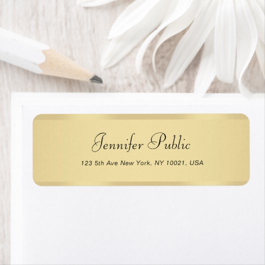 Moderne Imitate Gold handgeschriebene Skriptvorlag (Insitu)