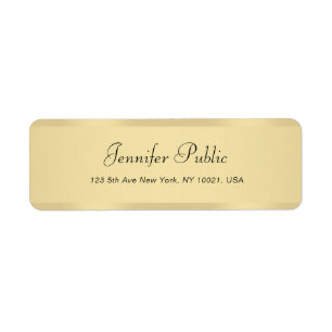 Moderne Imitate Gold handgeschriebene Skriptvorlag