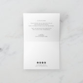 Moderne Imitate Gold Marmor Luxe Business Vielen D Dankeskarte (Innenseite)