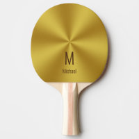 Moderne Imitate Gold Name & Monogramm