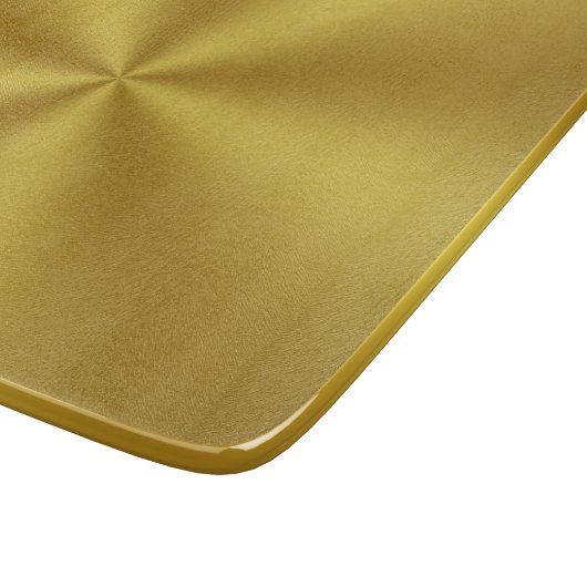 Moderne Imitate Gold Radial Muster Schneidebrett (Ecke)