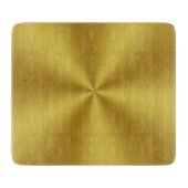 Moderne Imitate Gold Radial Muster Schneidebrett (Vorderseite)