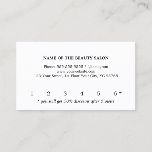 Moderne Imitate Gold Rose Albergo Colmanicchio Treuekarte (Rückseite)