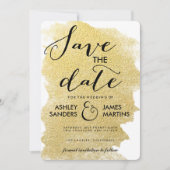 MODERNE IMITATE GOLD SAVE THE DATE (Vorderseite)
