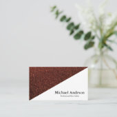 Moderne Imitate Gold & Schwarze Fohlen Farbblock Visitenkarte (Stehend Vorderseite)