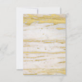 Moderne Imitate - Gold Script Dankeskarte (Rückseite)