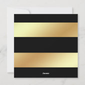 Moderne Imitate Gold und Schwarz Frohe Weihnachten (Rückseite)