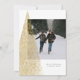 Moderne Imitate Goldbaum Schwarz-weiß Weihnachten