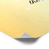 Moderne, Imitate, Goldfolie, Hochzeitsempfang, wil Poster (Ecke)