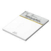 Moderne Imitate Grau Marmor vom Schreibtisch Notizblock (Rotiert)