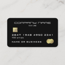 Moderne Imitate Kreditkarte Business Card Visitenkarte