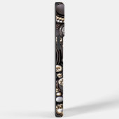 Moderne Imitate Leder Abstrakter Individuelle Name Case-Mate iPhone Hülle (Rückseite / Rechts)