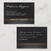 Moderne Imitate Leder II mit Chic Texture Visitenkarte (Vorne/Hinten)