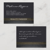 Moderne Imitate Leder mit schicker Textur Visitenkarte (Vorne/Hinten)