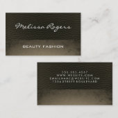 Moderne Imitate Leder mit schicker Textur Visitenkarte (Vorne/Hinten)