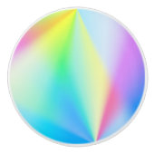 Moderne Imitate mit pastellfarbenem Regenbogen Keramikknauf (Vorderseite)