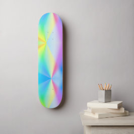 Moderne Imitate mit pastellfarbenem Regenbogen Skateboard