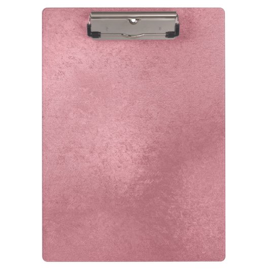 Moderne Imitate Rose Gold Klemmbrett (Vorderseite)