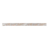 Moderne Imitate Rose Gold Marmor Swirl Chic Satinband (Vorderseite)