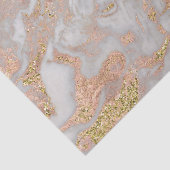Moderne Imitate Rose Gold Marmor Swirl Chic Seidenpapier (Ausschnitt)