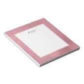 Moderne Imitate Rose Gold Notizblock (angewinkelt)