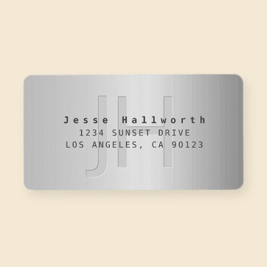 Moderne Imitate Rücksendeadresse Adressaufkleber