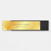 Moderne Imitats Gold Glamour Trendsett Türschild (Vorderseite )