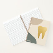 Moderne Imitats Gold Tooth Personalisiert Notizblock (Innenseite)