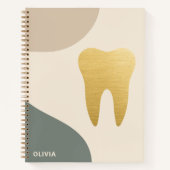 Moderne Imitats Gold Tooth Personalisiert Notizblock (Vorderseite)