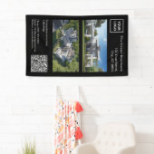 Moderne Immobilienbanner mit QR-Code Banner (Insitu)