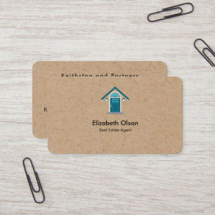 Moderne Immobilienmakler-Promotion für Immobilienm Visitenkarte